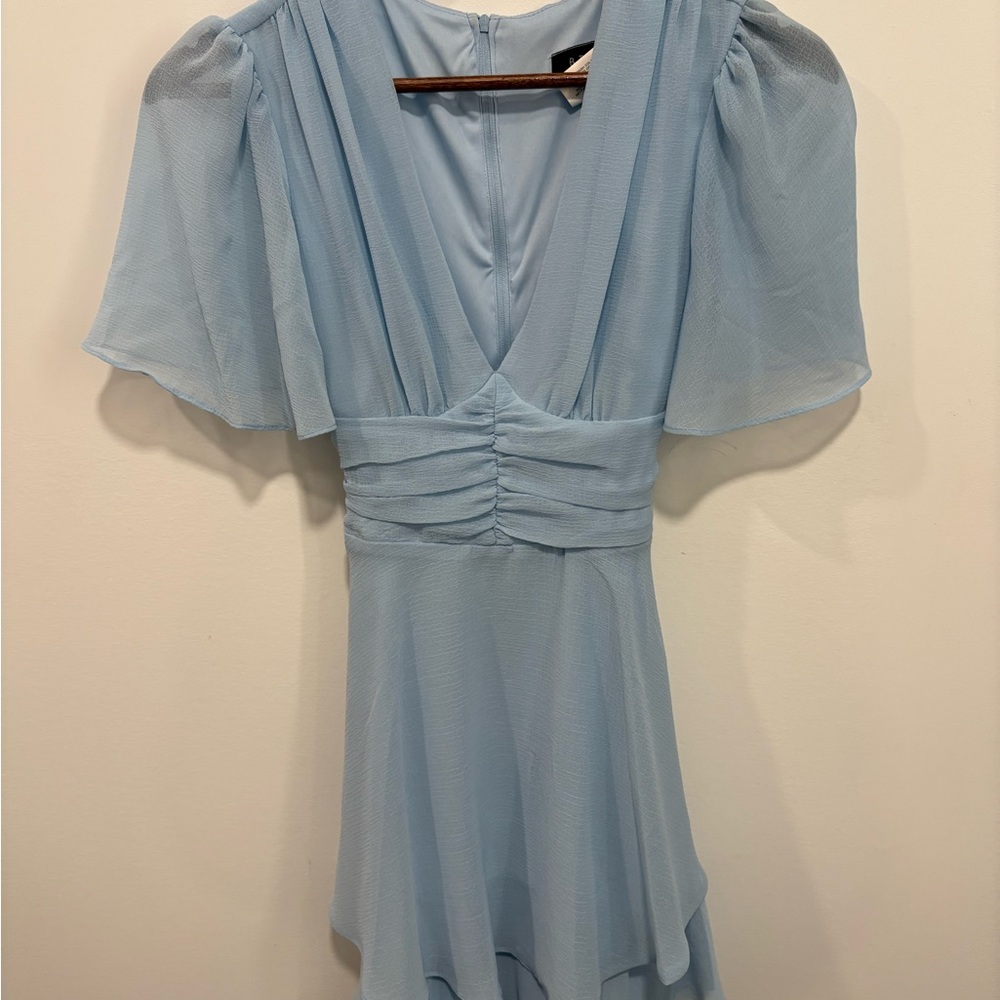 B Darlin Light Blue Mini Dress
